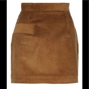 Gorgeous Ribbed velvet Sandro mini skirt